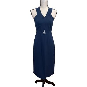 BCBGENERATION Navy Blue Midi Dress